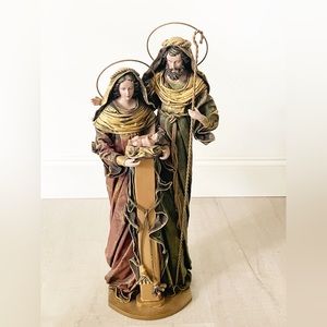 Holy Family, Nativity, Mary, Joseph, Christ child, Christmas, Religious decor